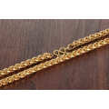 New Arrival Copper 18k Gold Plating Rope Chain Necklace